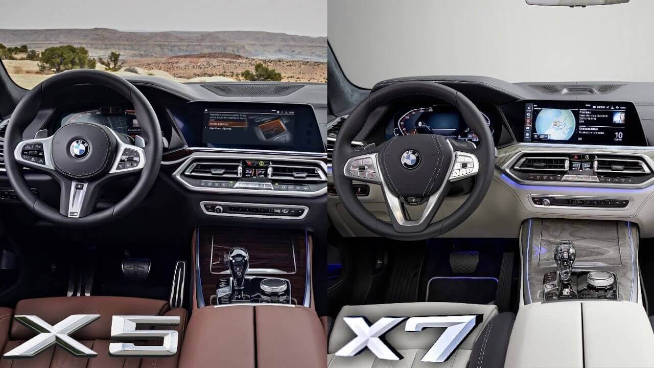 BMW x5 and x7 Interior Design